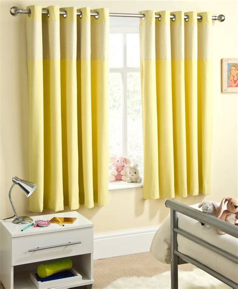 yellow curtains for childrens room